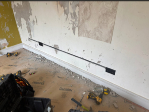 Electrical first fix installation